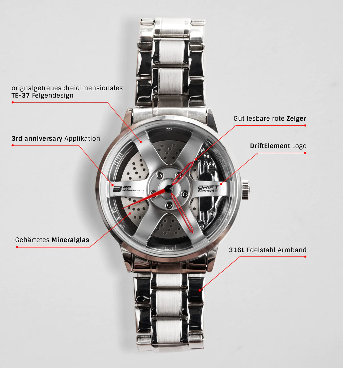 Anniversary Felgenuhr Quarz