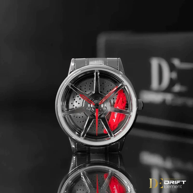 Drift Felgenuhr Silver Edition