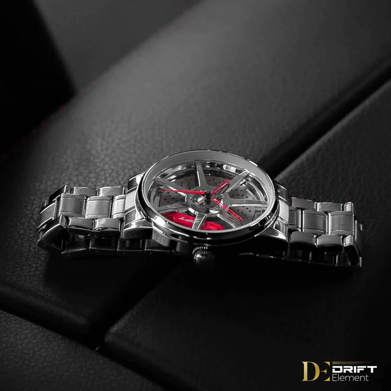 Drift Felgenuhr Silver Edition